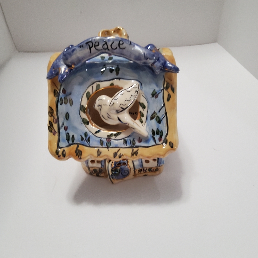Blue Sky Clayworks Heather Goldminc Peace Cottage House